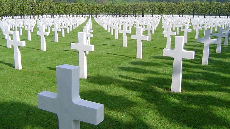 Ein Friedhof in Romagne-sous-Montfaucon, Frankreich.
