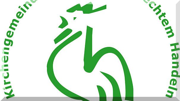 Der Grüne Gockel ist das Symbol für ein Umweltprogramm der evangelischen Kirchen in Deutschland.