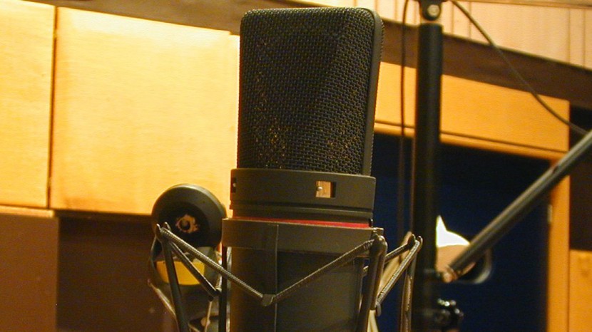 Ein Radio-Mikrofon.