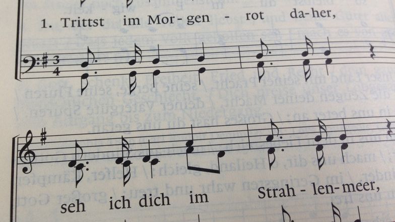 Der Schweizerpsalm im reformierten Gesangbuch.