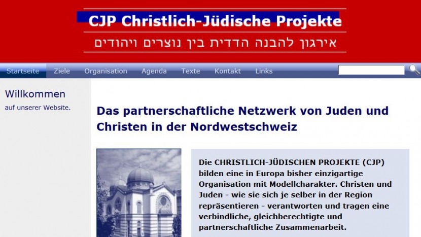 Website der Christlich-Jüdischen Projekte CJP.