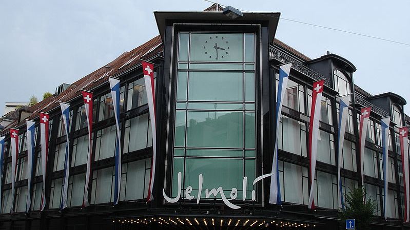 Das Warenhaus Jelmoli in Zürich.