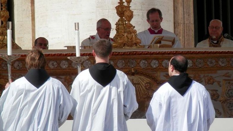 Wo bleiben die Frauen? Inauguration von Papst Franziskus 2013.