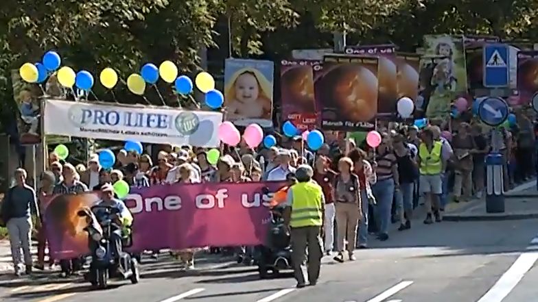 Der «Marsch fürs Läbe» in der Zürcher Innenstadt.