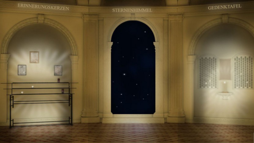 «Gedenkhimmel» des NZZ-Trauerportals.