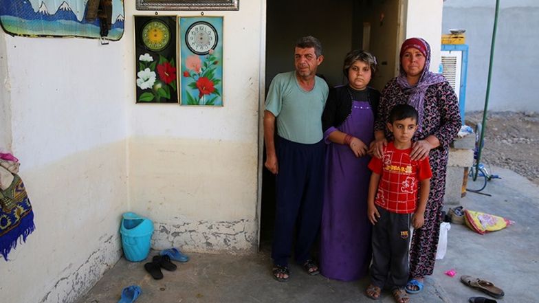Eine Flüchtlingsfamilie im Nordirak.