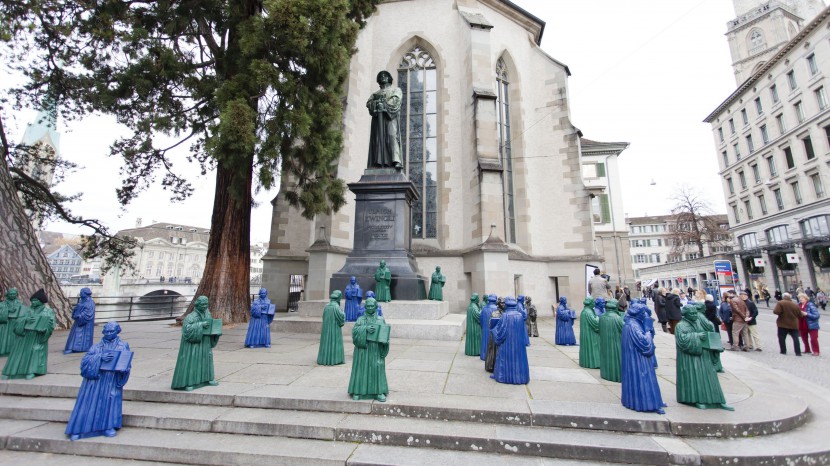 Luther trifft Zwingli.: Aktion der lutherischen Kirche Zürich zur 500-Jahr Feier der Reformation.