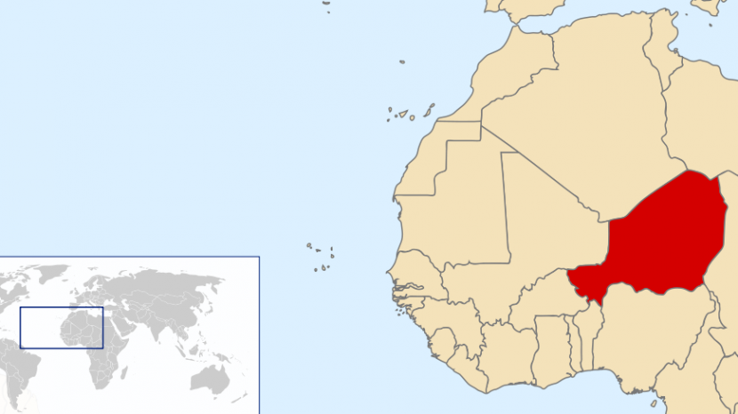 Der Niger (rot).