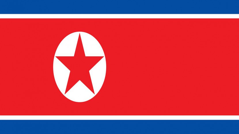 die Flagge Nordkoreas