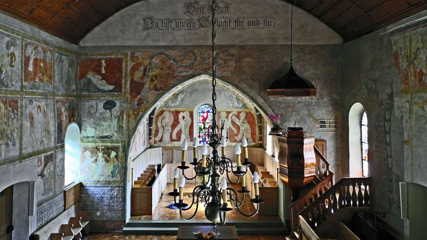 Die reformierte Kirche Erlenbach im Simmental.