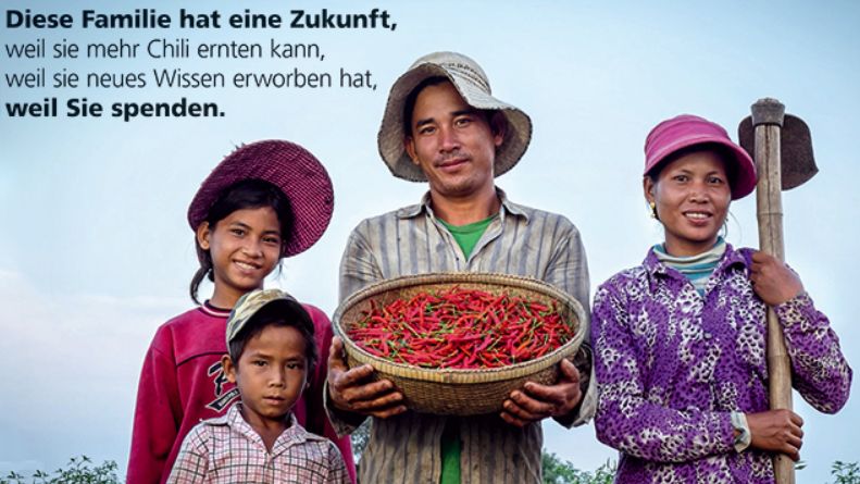 Heks hat 2014 mehr Spenden erhalten.
