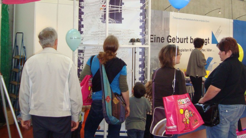 An der «FamExpo» in Winterthur.