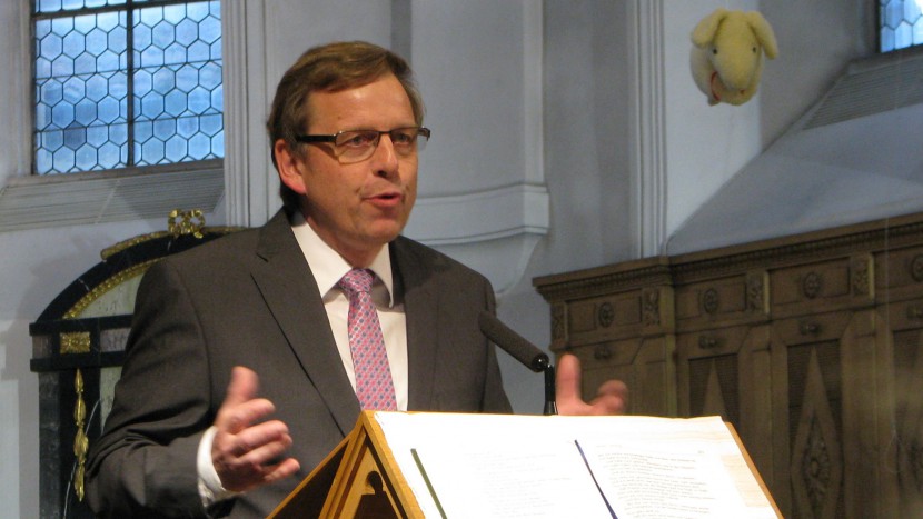 Markus Ries an der Feier in Baden.