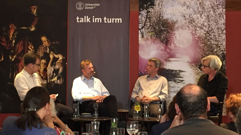 David Werner, Fritjof Helmchen, Konrad Schmid, Roger Nickl (von links).