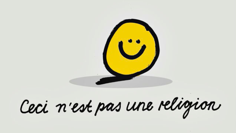 «Ceci n'est pas une religion», frei nach René Magritte.