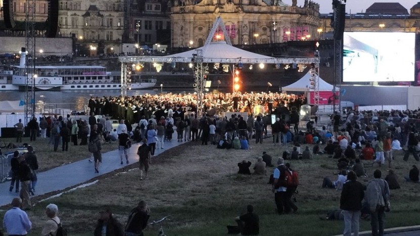 Auch die Inhalte führen zu Kirchenaustritten. Im Bild der deutsche Kirchentag in Dresden 2011.