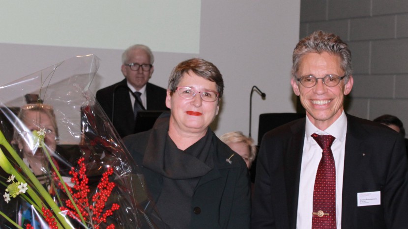 Die neue Synodalratspräsidentin Ursula Stämmer-Horst und Synodepräsident Norbert Schmassmann.