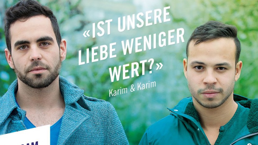 Ein Bild aus der Nein-Kampagne zur Familieninitiative.