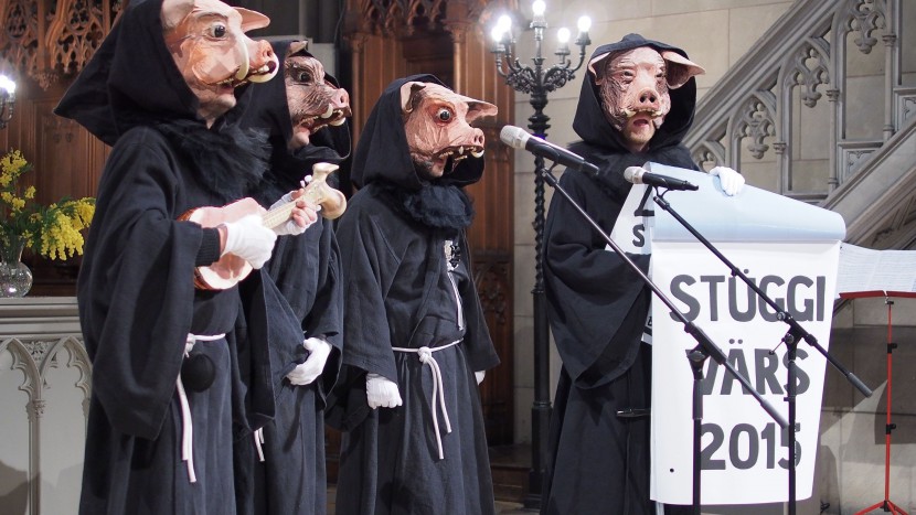 Die Kirche holt die Fasnacht in den Gottesdienst, hier in die Offene Kirche Elisabethen in Basel.