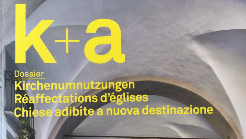 Ausschnitt aus dem Titelblatt von «Kunst + Architektur».