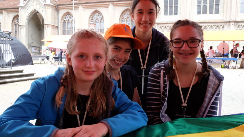Zählten zu den Überraschungen am «Markt der Möglichkeiten» am Bodensee-Kirchentag: die evangelischen Ministranten.