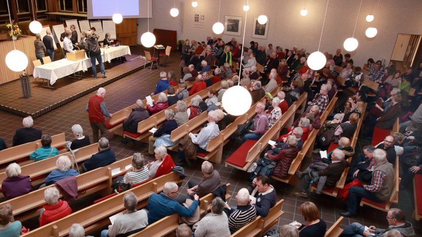 Kirchgemeindeversammlung in Thun: Grosse Gemeinden haben weniger Schwierigkeiten, ihre Behörden zu besetzen. 