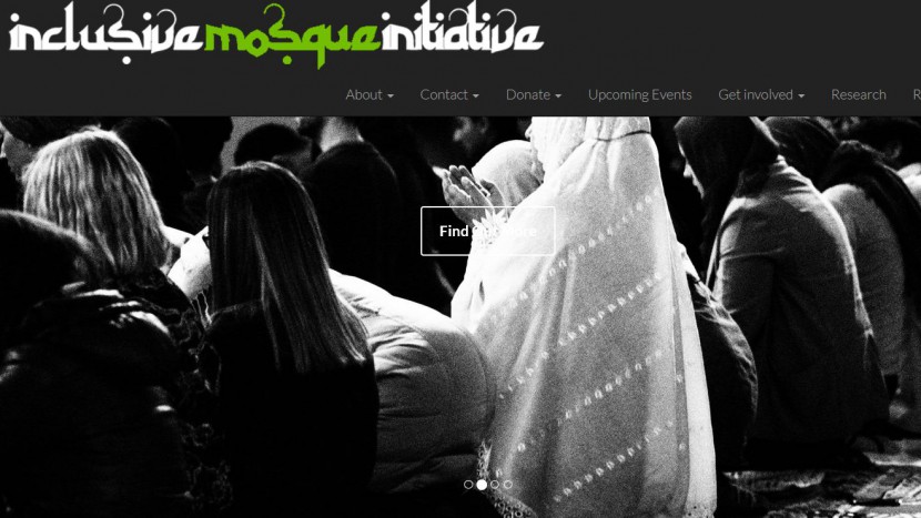 Website der Londoner «Inclusive Mosque»-Initiative.