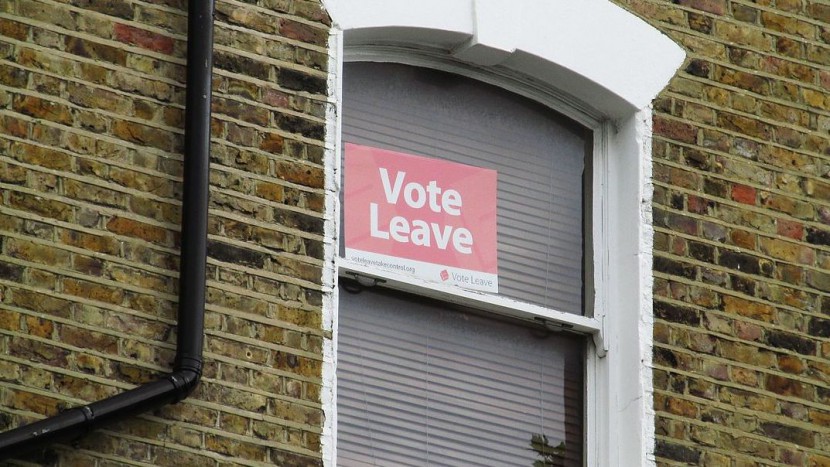 «Vote Leave»: Ein Fenster in London vor der Brexit-Abstimmung.