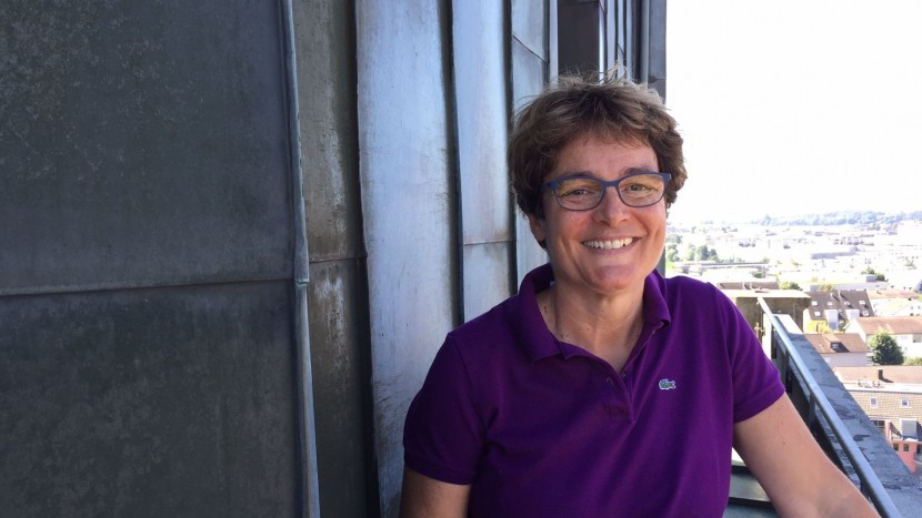 Yvonne Waldboth auf dem Bülacher Kirchturm: «Man muss aber auch mal etwas mitmachen.»