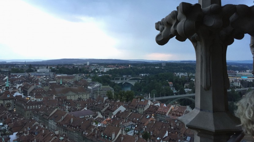 Münsterblick auf die Stadt und den Erdkreis.