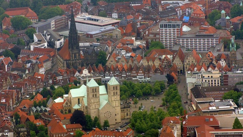 Das Stadtzentrum von Münster.