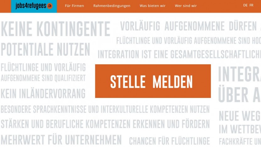 Screenshot der neuen Website.