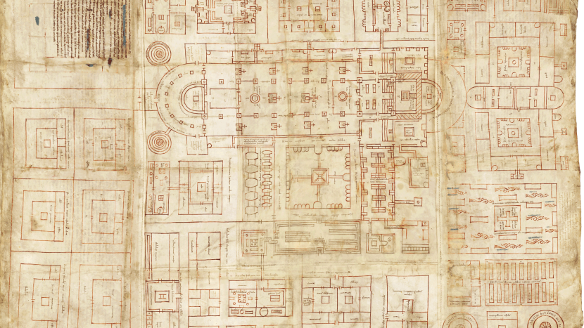 Im neuen Ausstellungssaal wird auch der berühmte St. Galler Klosterplan aus dem 9. Jahrhundert gezeigt.