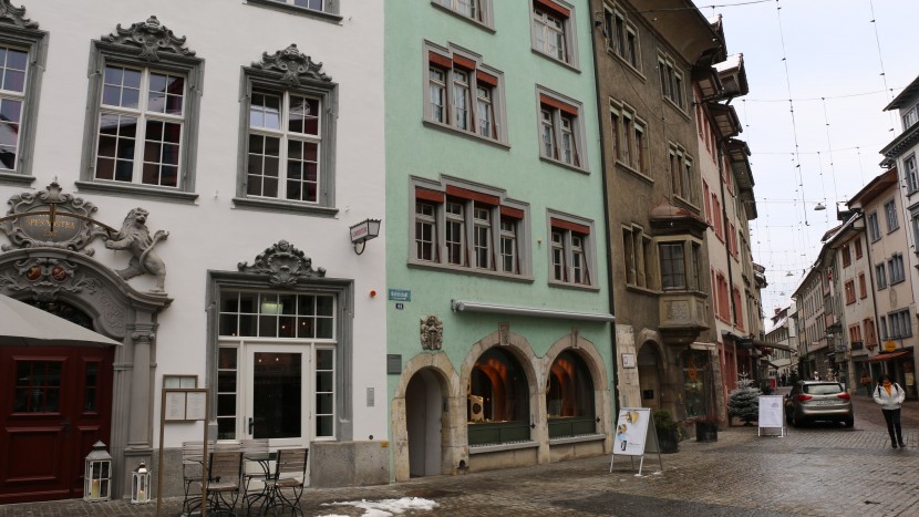 Das Geburtshaus des Schaffhauser Reformators Sebastian Hofmeister.