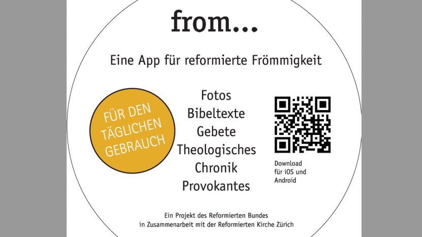 Die App «from...» bietet Gedankenanstösse und spirituelle Impulse für jeden Tag.