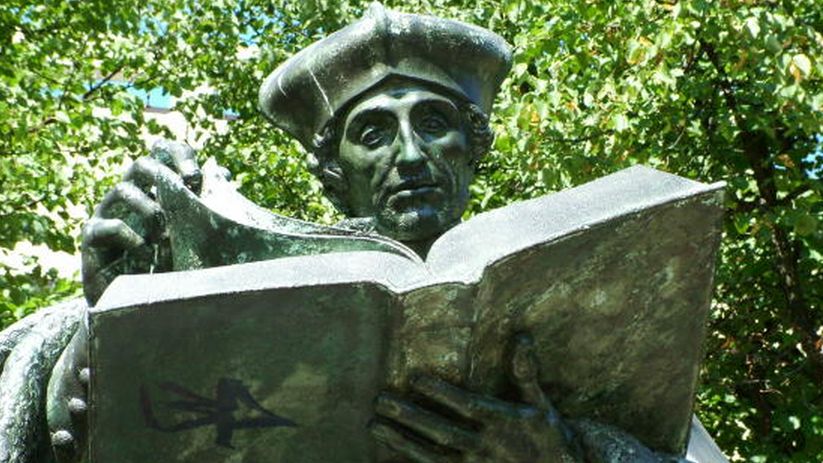 Ein Gelehrter, kein Mann der Tat: Erasmus-Denkmal in Rotterdam.