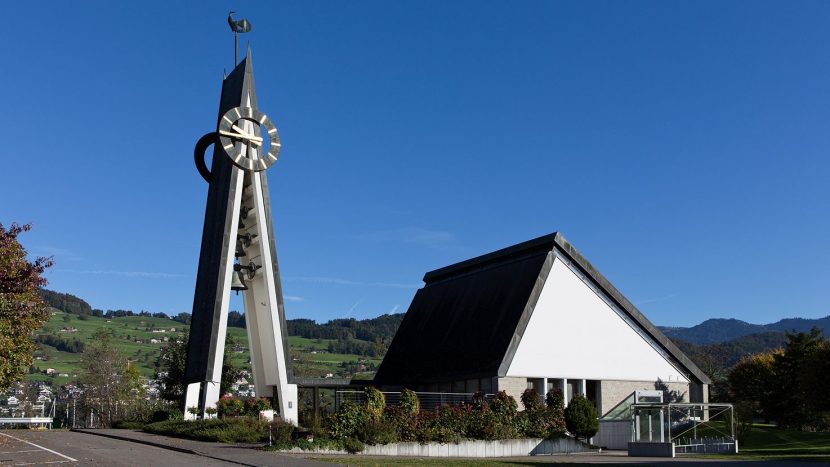 Die Reformierte Kirche von Buochs im Kanton Nidwalden.