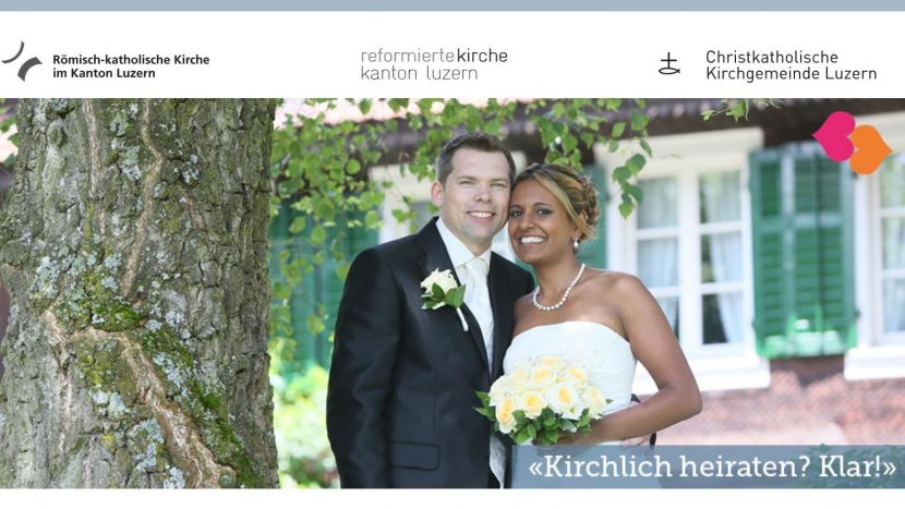 Im Kanton Luzern sind interkonfessionelle Trauungen häufig.
