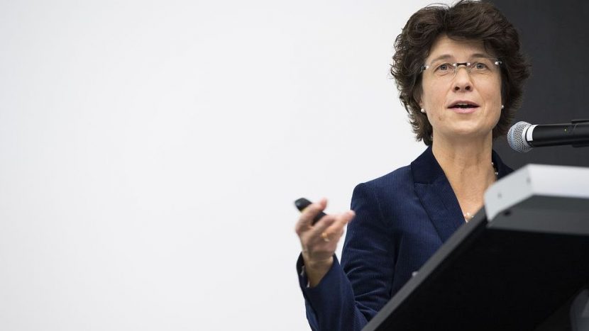 Ursula Zybach an der Swiss Public Health Conference im Jahr 2016.