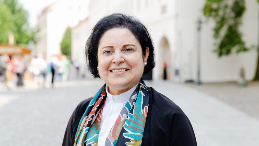 Najla Kassab wurde im März 2017 zur Pfarrerin ordiniert.