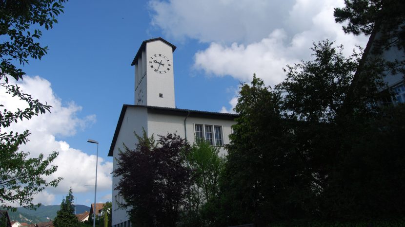 Die Johanneskirche in Trimbach, Kanton Solothurn.