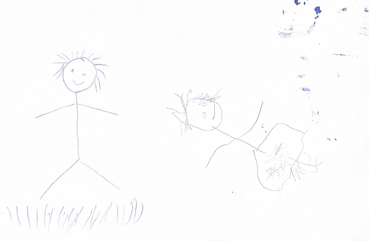 CH1670747_Drawing_done_by_a_child_refugee_from_Ukraine_in_Bucharest_train_station